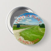 Links mein Herz in Wisconsin, Schaltfläche Fotogra Button (Vorne & Hinten)