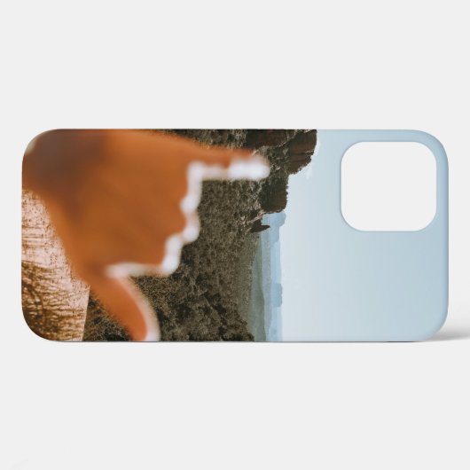 Links menschliche Hand Case-Mate iPhone Hülle (Rückseite (Horizontal))