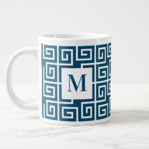 Links Monogrammatisch Jumbo-Tasse