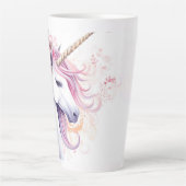 Links Niedliches magisches Einhorn Milchtasse (Vorderseite)