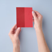 Links-Noise Tomato Red Square Flyer - Anpassbar (Gruppe)