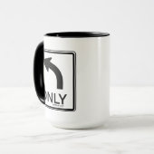 Links nur flinke Demokraten Tasse (Vorderseite Links)