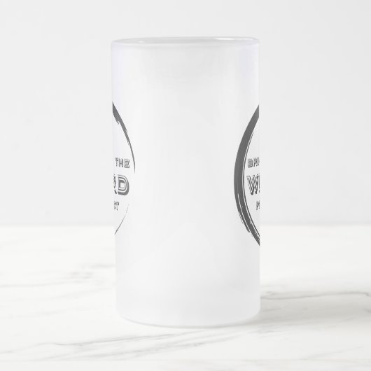 Links oder rechtes BOTW-Logo Mattierte Tasse (Mittel)