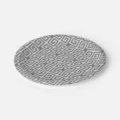 Links Pappteller (Schrägansicht)