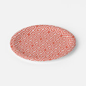 Links Pappteller (Schrägansicht)