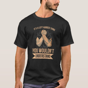 Links Person für Ihren Verlassen Handheld T-Shirt