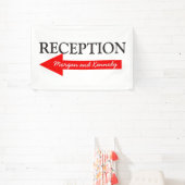 Links Pfeil für die Aufnahmerichtung für Hochzeite Banner (InSitu)