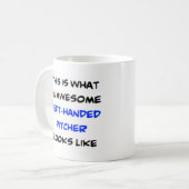 links Pitcher, phantastisch Kaffeetasse (Vorderseite Links)