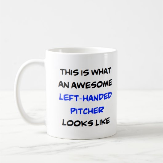 links Pitcher, phantastisch Kaffeetasse (Links)