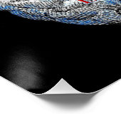 Links/rechtes Gehirn Poster (Ecke)