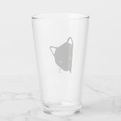 links schwarze Katzenaugen Glas (Rückseite)