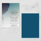 links Seitenkarte des Fotos Visitenkarte (Vorne/Hinten)