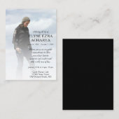 links Seitenkarte des Fotos Visitenkarte (Vorne/Hinten)