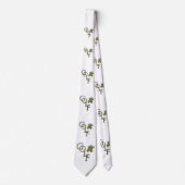 Links stehende Golf-Logos und Golfplätze, Krawatte (Vorderseite)