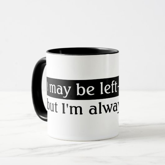 Links Tasse (Vorderseite Links)