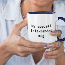 Links Tasse Novelty Lefty Spaß