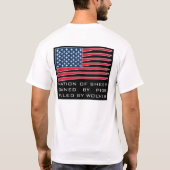 LINKS u. RECHT, PARADIGMA - besonders angefertigt T-Shirt (Rückseite)