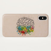 Links und rechtes menschliches Gehirn Case-Mate iPhone Hülle (Rückseite (Horizontal))