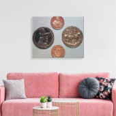 Links und rechts leinwanddruck (Insitu (Wohnzimmer))
