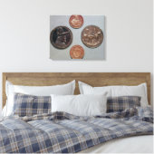 Links und rechts leinwanddruck (Insitu (Schlafzimmer))