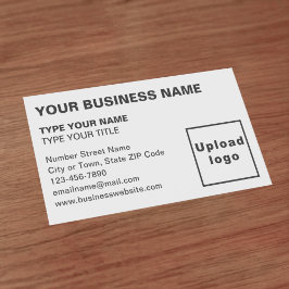 Links weiße Business-Karte mit Ausrichtung Visitenkarte