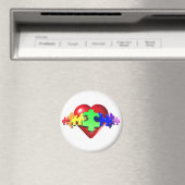 Links zum Herzpuzzle Magnet (In Situ (Geschirrspüler))