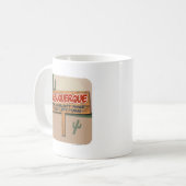 Linksabbiegen in Albuquerque Kaffeetasse (Vorderseite Links)