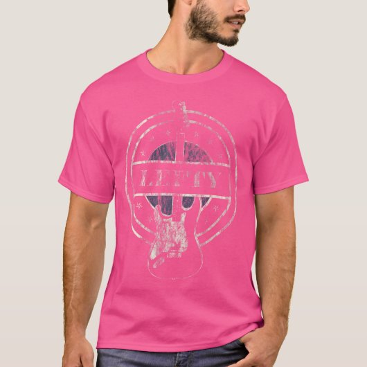 Linkshänder Gitarrist Lustige Linkshänder T-Shirt (Vorderseite)