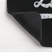 Linkshänder Stolz Southpaw Softll Schrift Mousepad (Ecke)