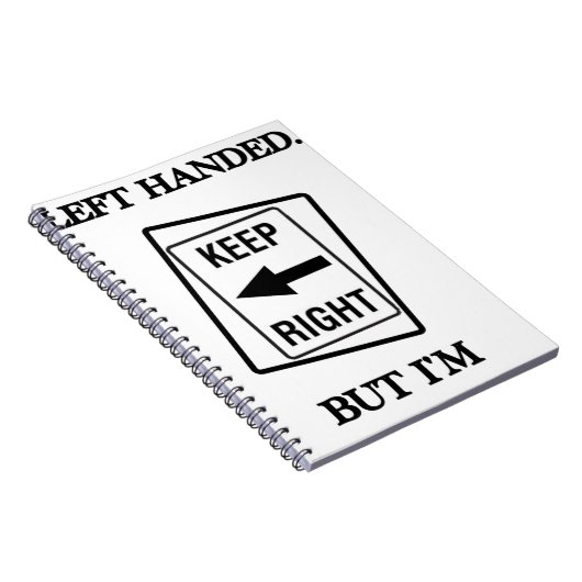 LINKSHÄNDIG IST RECHT NOTIZBLOCK (Rechte Seite)