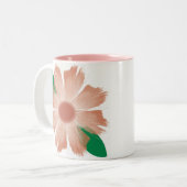 Linkshändige Blume verblaßt Scripture-Tasse Zweifarbige Tasse (Vorderseite Links)