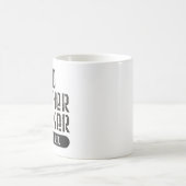 Linkshändige Fernlastfahrer-Schalen Kaffeetasse (Mittel)