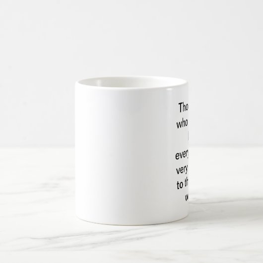 Linkshändige Kaffee-Tasse Kaffeetasse (Mittel)