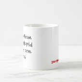 Linkshändige Kaffeetasse (Mittel)