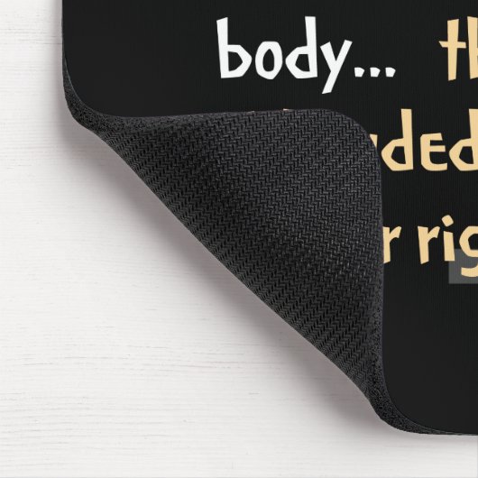 Linkshändige Leute Mousepad (Ecke)