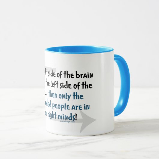 Linkshändige Leute Tasse (VorderseiteRechts)
