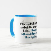 Linkshändige Leute Tasse (Vorderseite Links)