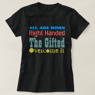 LINKSHÄNDIGES amerikanisches Kleiderübergroßer  T-Shirt