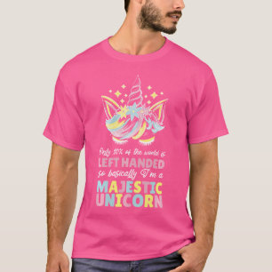 Linkshändiges Einhorn T-Shirt