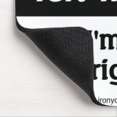 Linkshändiges Leute Sprichwort Mousepad (Ecke)