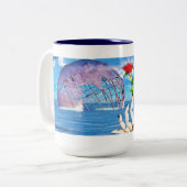 LinkSky Rose, Zweiton Tasse (Vorderseite Links)