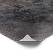 LinLi Chinesische Aquarellkunst Print - KOI Fisch Poster (Ecke)