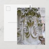 'Linlithgow Palace Fountain - Detail' Postkarte (Vorne/Hinten)