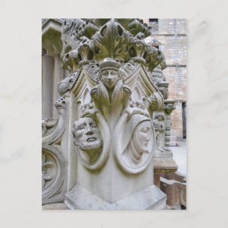 'Linlithgow Palace Fountain - Detail' Postkarte