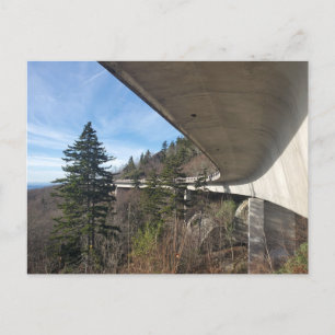 Linn Cove Viaduct Bridge Blue Ridge Postkarte