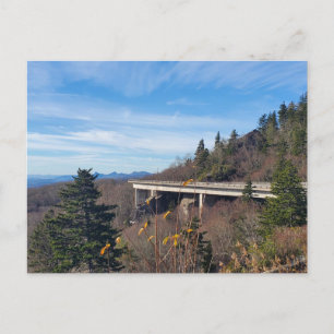 Linn Cove Viadukt Herbst Blaue Rippe Postkarte