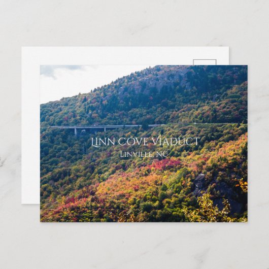 Linn Cove Viadukt Postkarte (Vorne/Hinten)