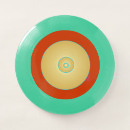 Linn grün und leuchtend rot gelb Wham-O frisbee