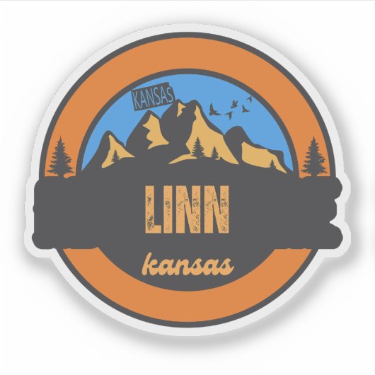 Linn, Kansas Aufkleber (Vorderseite)