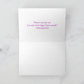 Linnea Cat quote card Feiertagskarte (Innenseite)